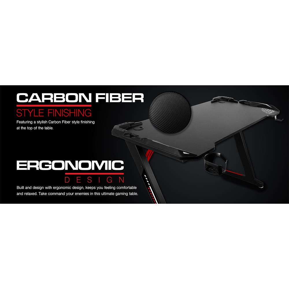 D.I.Y. โต๊ะเกมมิ่ง SIGNO GT-100 สีดำ