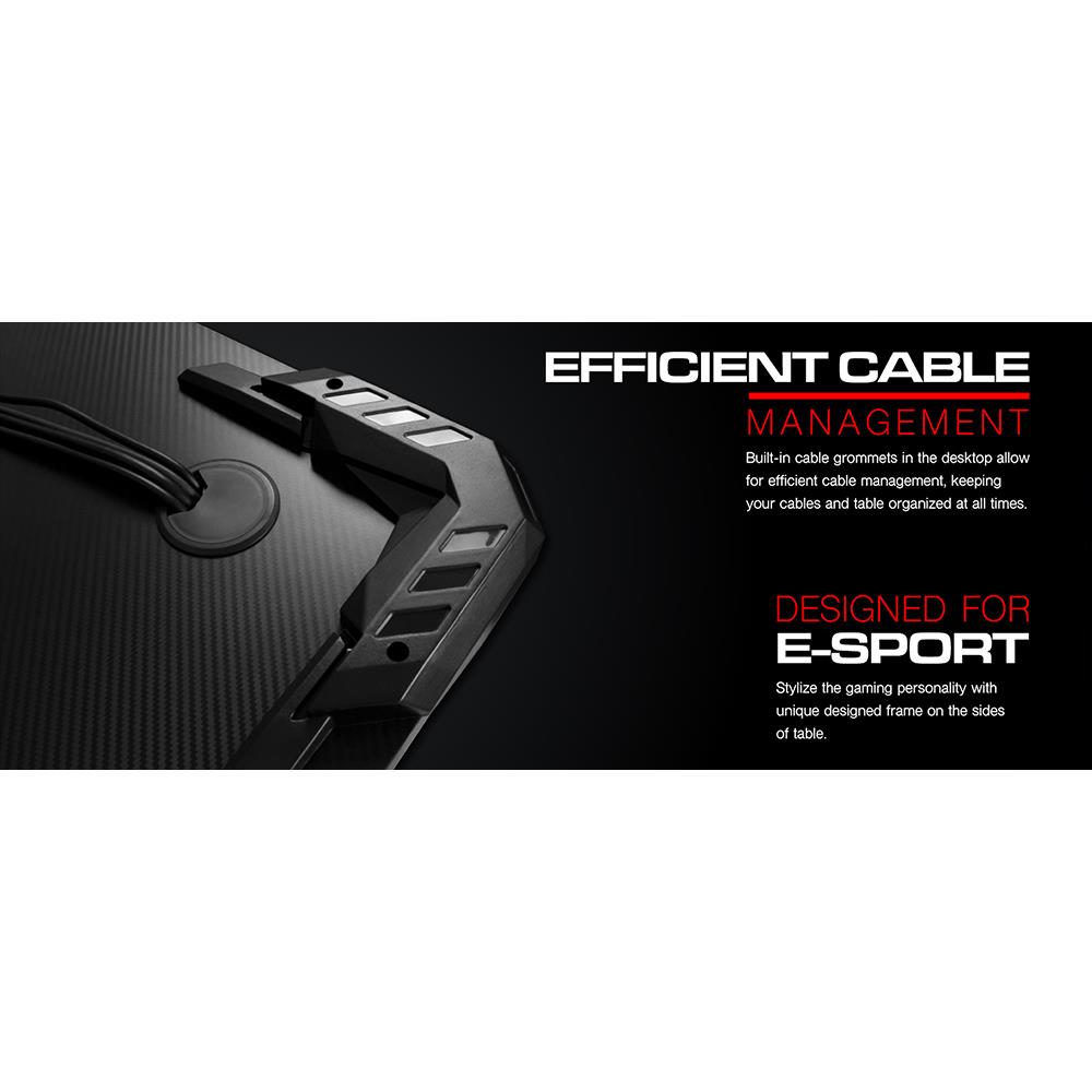 D.I.Y. โต๊ะเกมมิ่ง SIGNO GT-100 สีดำ