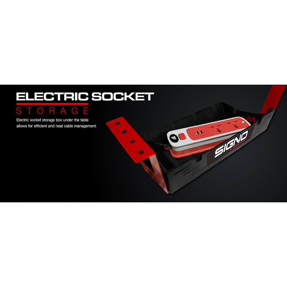 D.I.Y. โต๊ะเกมมิ่ง SIGNO GT-100 สีดำ