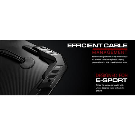 D.I.Y. โต๊ะเกมมิ่ง SIGNO GT-100 สีดำ_10