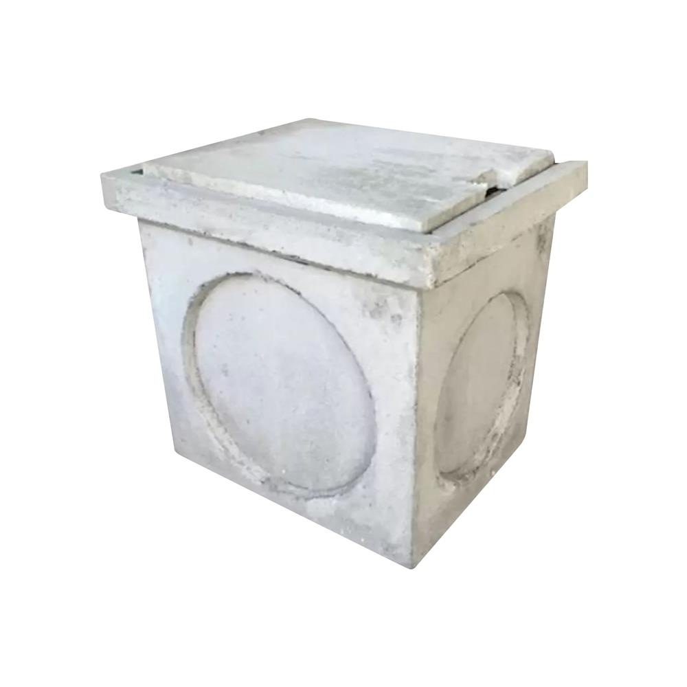 บ่อพักคอนกรีต พร้อมฝา STP 45x50 ซม.