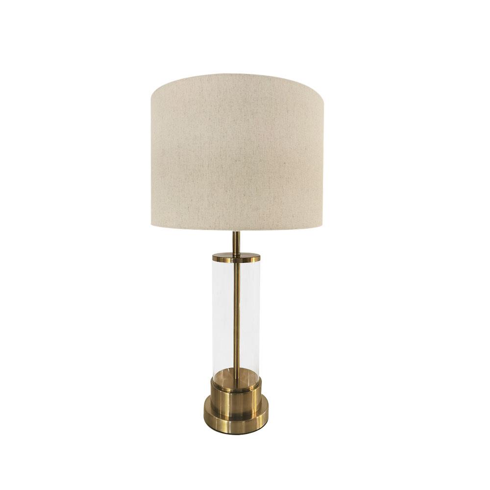 ไฟตั้งโต๊ะ CARINI MT5229 สีขาว/ใส/ทอง