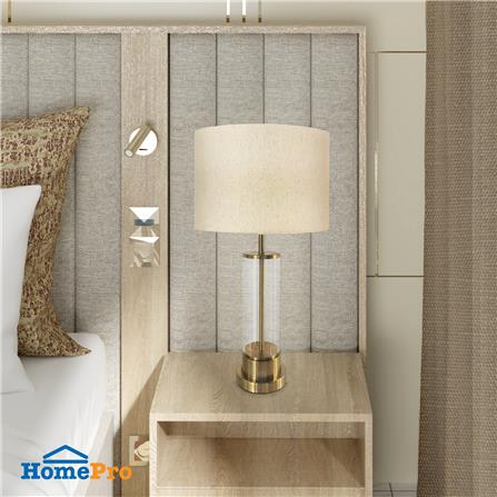 ไฟตั้งโต๊ะ CARINI MT5229 สีขาว/ใส/ทอง_1