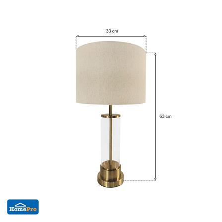 ไฟตั้งโต๊ะ CARINI MT5229 สีขาว/ใส/ทอง_2