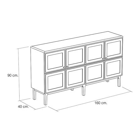 ตู้ WHOOP MABURU 160 ซม. สี OLIVE GREEN_3