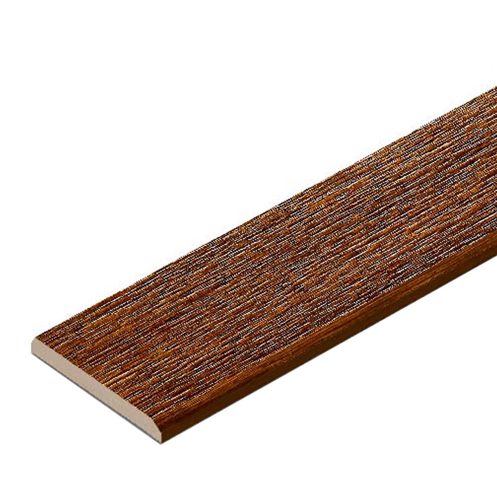 ไม้ระแนง SHERA ลายเสี้ยน 0.8X7.5X300 ซม. สีไม้สักทองดำ