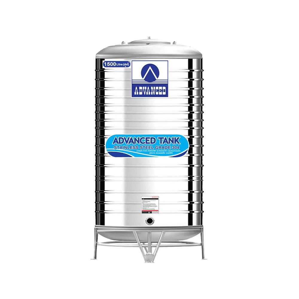 ถังเก็บน้ำสเตนเลส ADVANCED AS1500 สีเงิน 1500 ลิตร