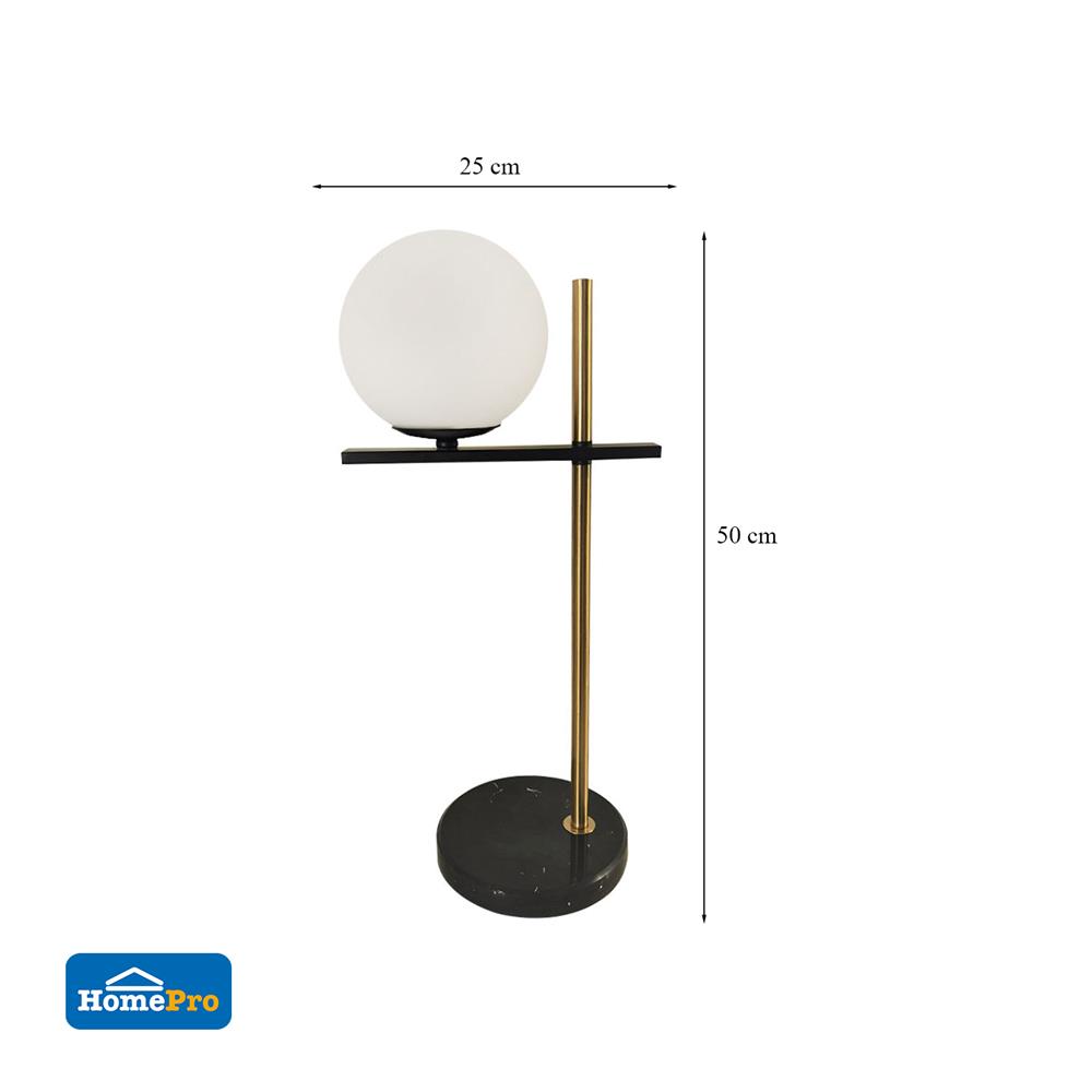 ไฟตั้งโต๊ะ CARINI MT5247 สีขาว/ทอง/ดำ