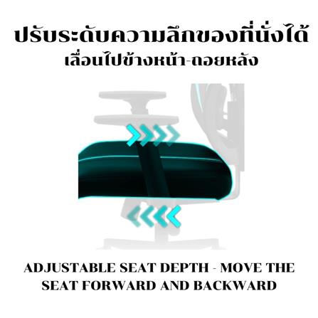 D.I.Y. เก้าอี้เกมมิ่ง ONE-X GE300 สีดำ/แดง_8