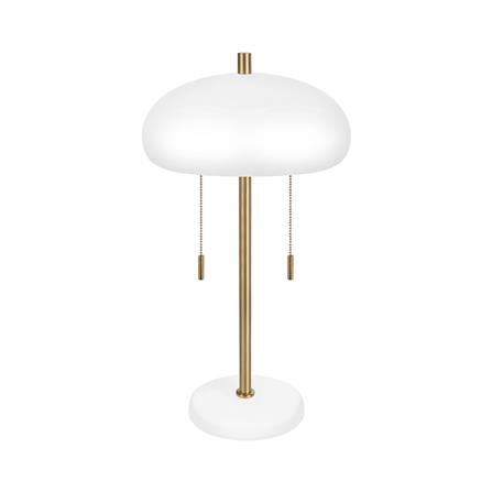 ไฟตั้งโต๊ะ CARINI MT5249 สีขาว/ทอง