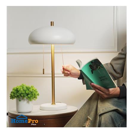 ไฟตั้งโต๊ะ CARINI MT5249 สีขาว/ทอง_4