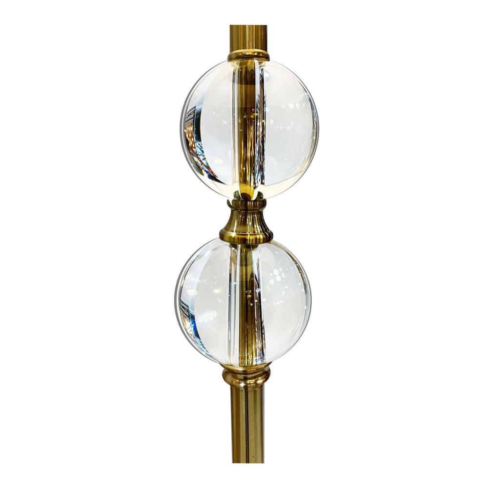 ไฟตั้งพื้น CARINI ML5319 สีขาว/ใส/ทอง 1 หัว