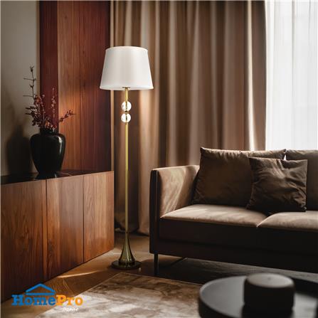 ไฟตั้งพื้น CARINI ML5319 สีขาว/ใส/ทอง 1 หัว_5