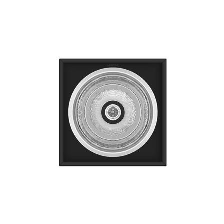 ดาวน์ไลท์ LAMPTAN SURFACE สีดำ 4 นิ้ว เหลี่ยม_1