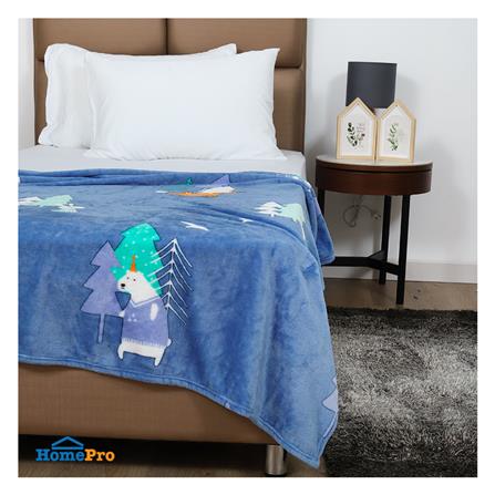 ผ้าห่ม HOME LIVING FORESTA NAVY 50x60 นิ้ว สีน้ำเงินเข้ม_6