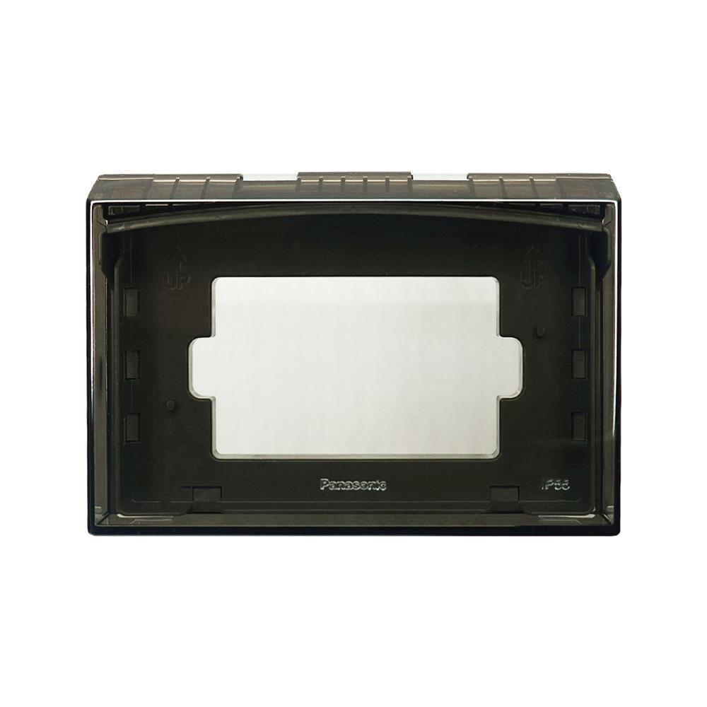 หน้ากากกันน้ำ 3 ช่อง PANASONIC WEG8981K สีชาใส