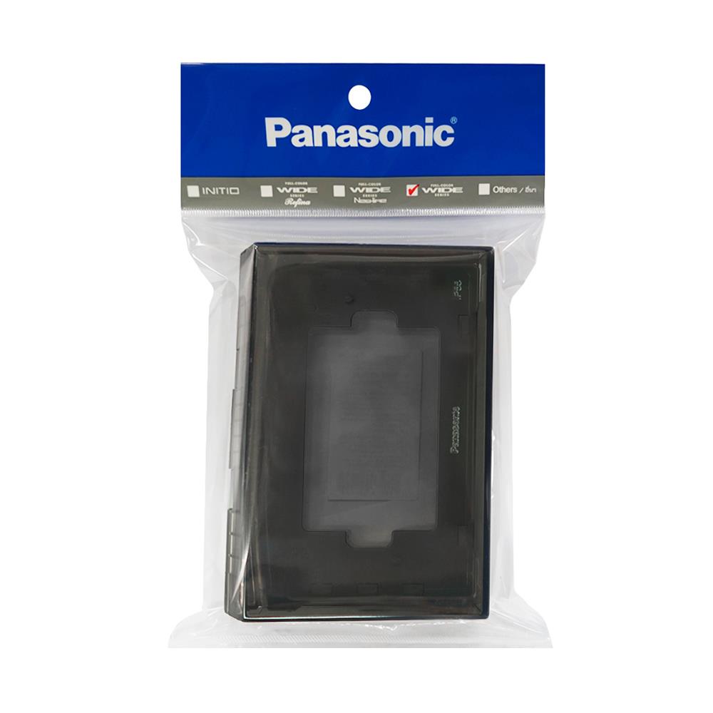 หน้ากากกันน้ำ 3 ช่อง PANASONIC WEG8981K สีชาใส