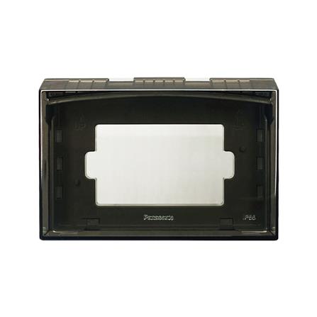 หน้ากากกันน้ำ 3 ช่อง PANASONIC WEG8981K สีชาใส