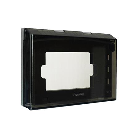 หน้ากากกันน้ำ 3 ช่อง PANASONIC WEG8981K สีชาใส_1