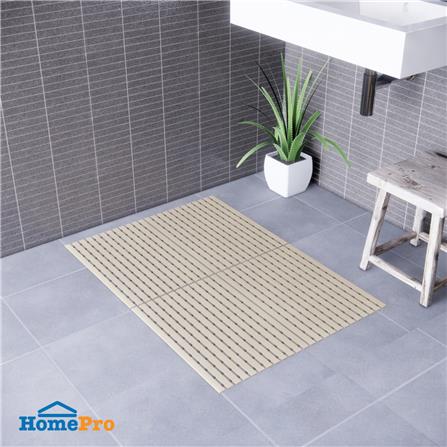 แผ่นกันลื่น HOME LIVING STYLE CARLIN 46X61 ซม. สีครีม_5