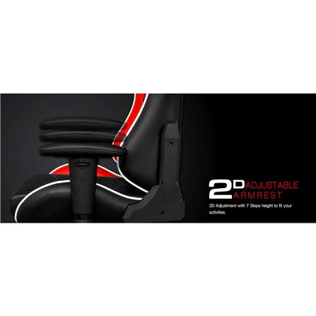 D.I.Y. เก้าอี้เกมมิ่ง SIGNO BAROCK GC-202BR สีดำ/แดง_7