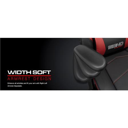 D.I.Y. เก้าอี้เกมมิ่ง SIGNO BRANCO GC-207BLK สีดำ_8