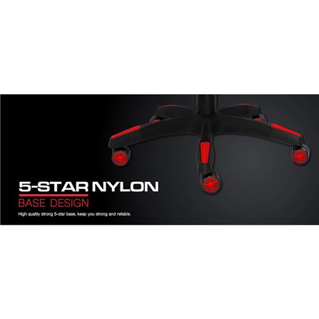 D.I.Y. เก้าอี้เกมมิ่ง SIGNO BAROCCO GC-203BR สีดำ/แดง_12