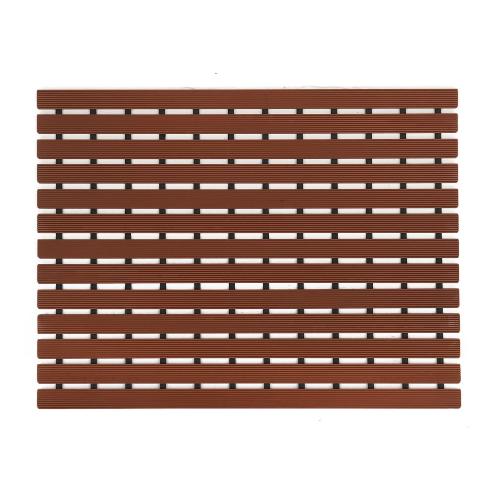 แผ่นกันลื่น HOME LIVING STYLE CARLIN 46X61 ซม. สีน้ำตาล