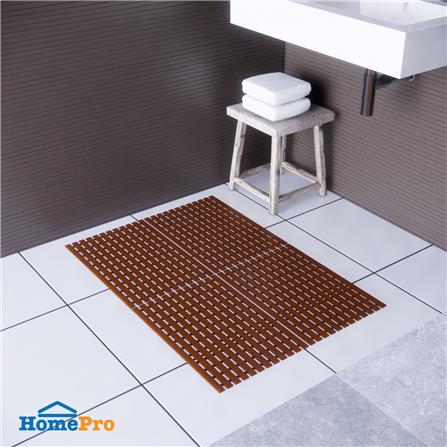 แผ่นกันลื่น HOME LIVING STYLE CARLIN 46X61 ซม. สีน้ำตาล_5