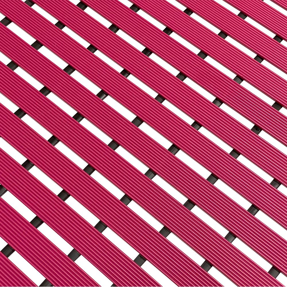 แผ่นกันลื่น HOME LIVING STYLE CARLIN 61X61 ซม. สีแดง