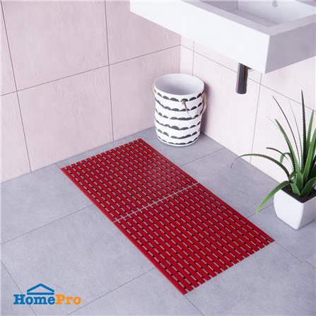 แผ่นกันลื่น HOME LIVING STYLE CARLIN 61X61 ซม. สีแดง_3