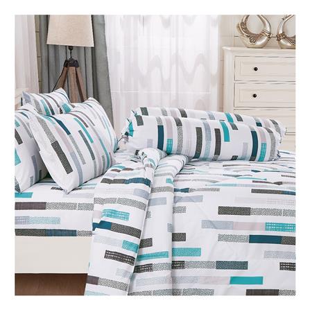 ชุดผ้าปูที่นอน 6 ฟุต 6 ชิ้น FROLINA MICROTEX DF011_0