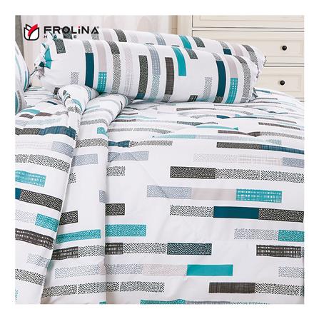ชุดผ้าปูที่นอน 6 ฟุต 6 ชิ้น FROLINA MICROTEX DF011_1