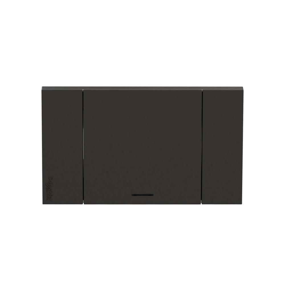 ชุดสวิตช์ทางเดียว 1 ช่อง SCHNEIDER  A7031F_BK สีดำ