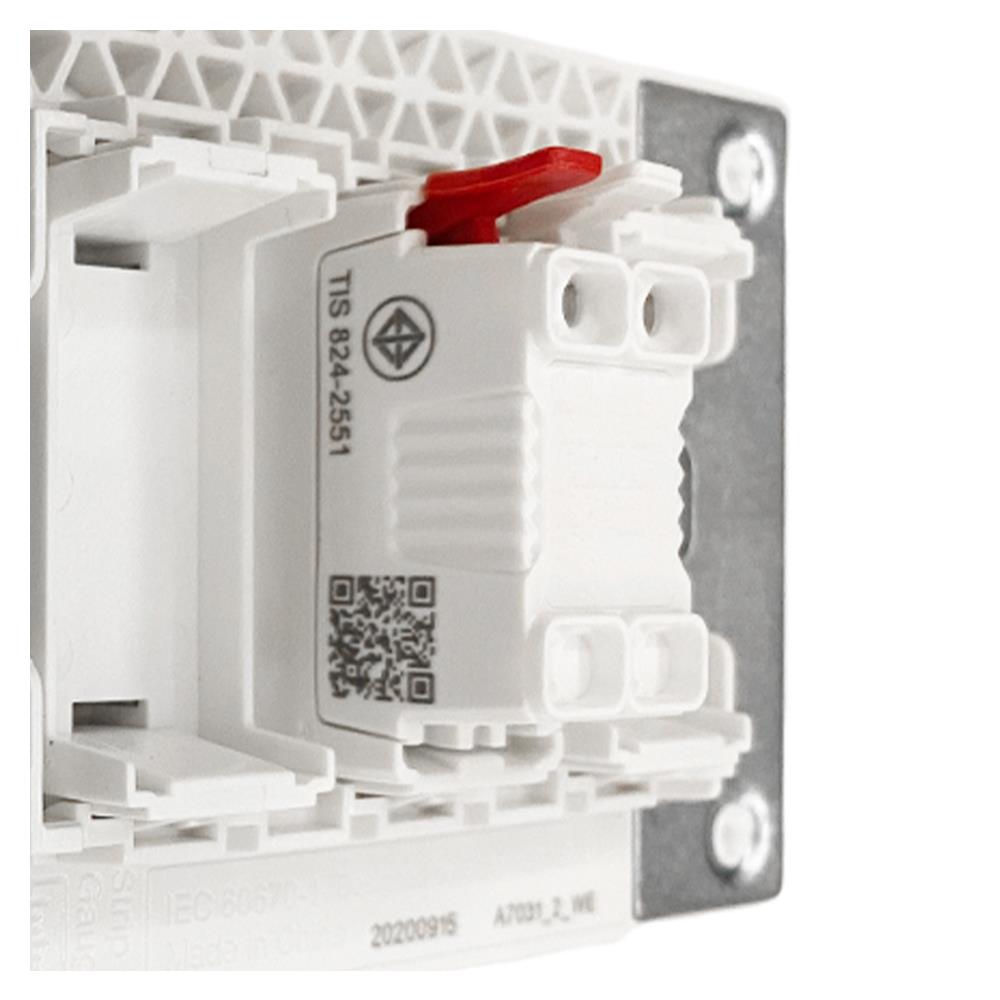 ชุดสวิตช์ทางเดียว 1 ช่อง SCHNEIDER  A7031F_BK สีดำ