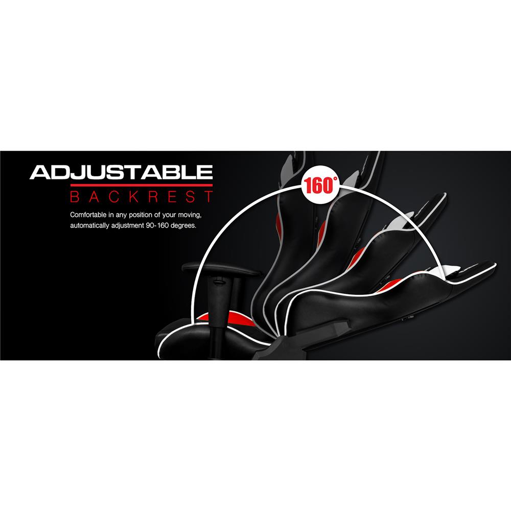 D.I.Y. เก้าอี้เกมมิ่ง SIGNO BAROCK GC-202BW สีดำ/ขาว