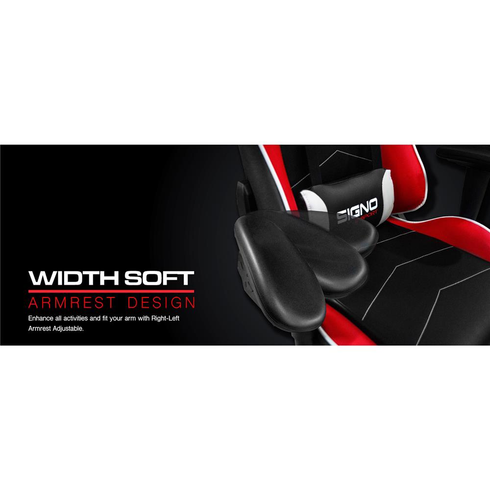 D.I.Y. เก้าอี้เกมมิ่ง SIGNO BAROCK GC-202BW สีดำ/ขาว