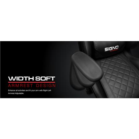 D.I.Y. เก้าอี้เกมมิ่ง SIGNO BLACKER GC-205BLK สีดำ_8