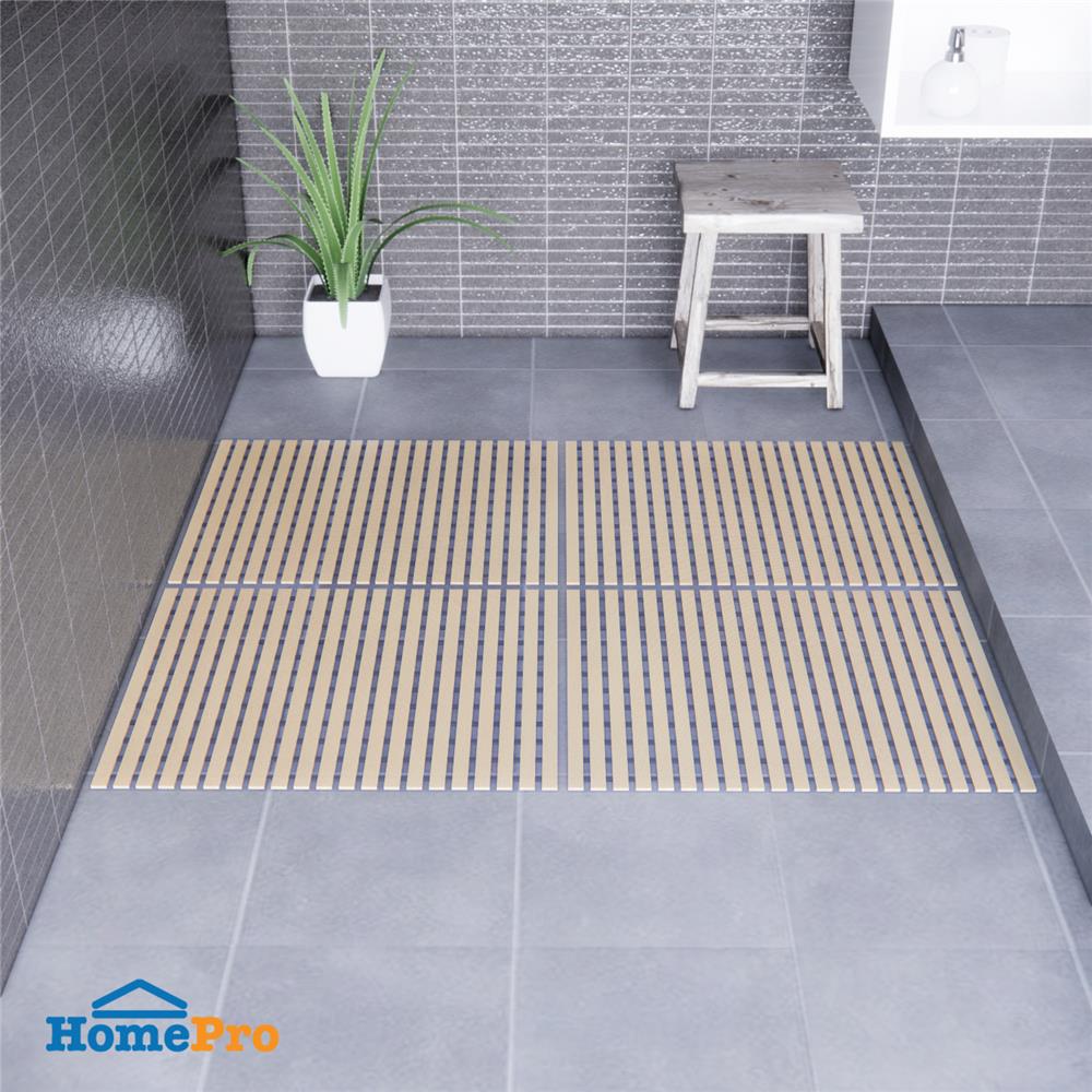 แผ่นกันลื่น HOME LIVING STYLE CARLIN 75X61 ซม. สีครีม