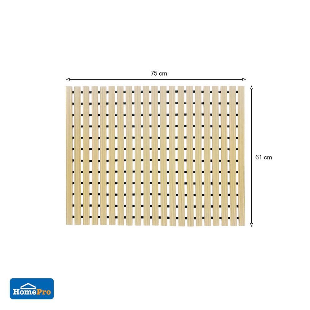 แผ่นกันลื่น HOME LIVING STYLE CARLIN 75X61 ซม. สีครีม