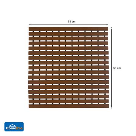 แผ่นกันลื่น HOME LIVING STYLE CARLIN 61X61 ซม. สีน้ำตาล_5