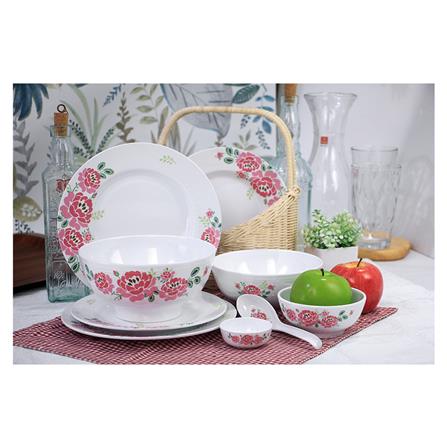 จานตื้นเมลามีน 9.5 นิ้ว SUPERWARE LOVE ROSIE_2