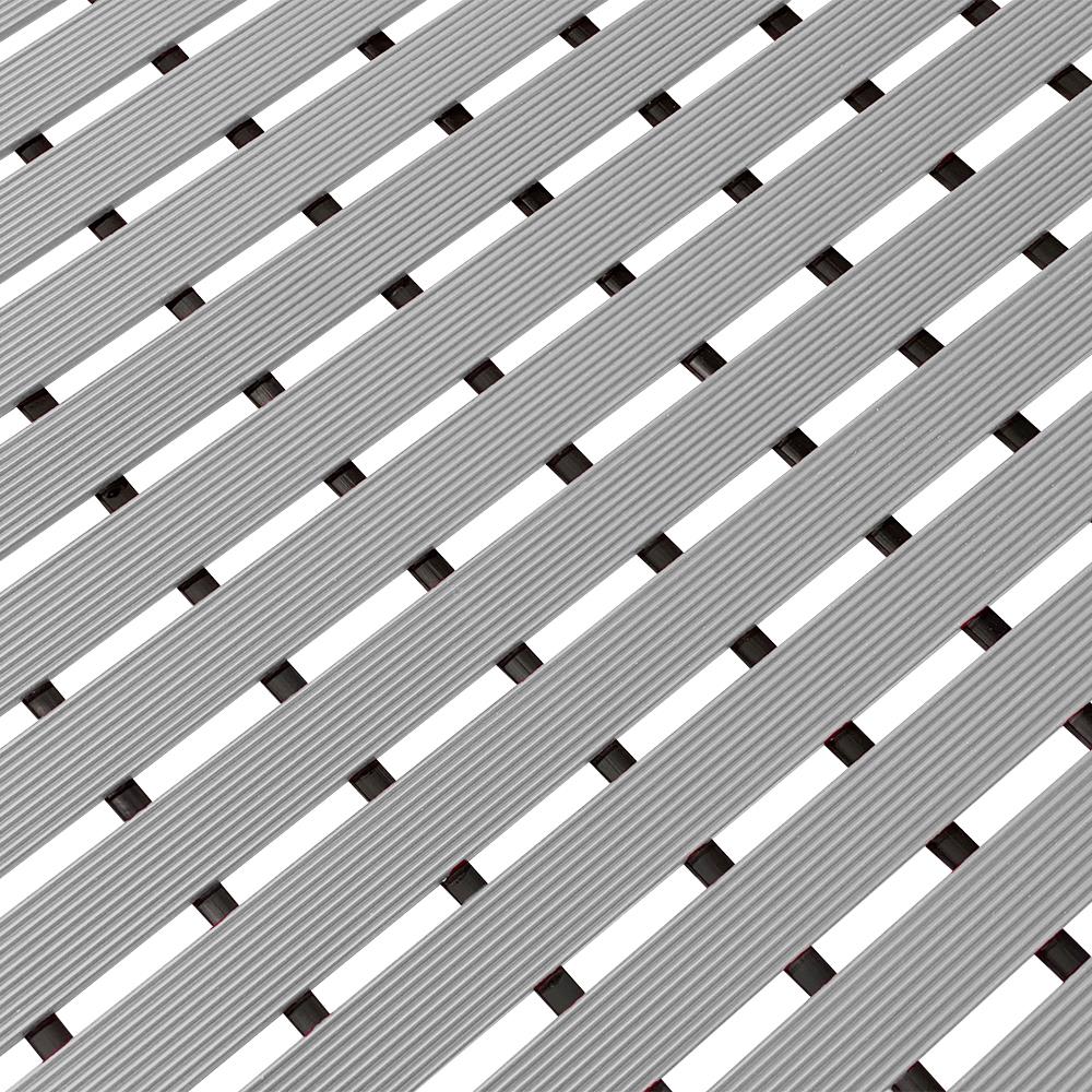 แผ่นกันลื่น HOME LIVING STYLE CARLIN 46X61 ซม. สีเทา