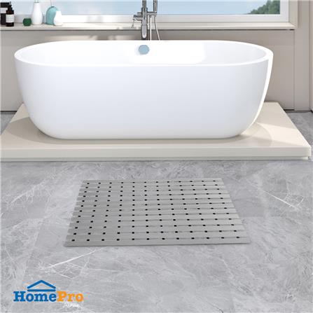 แผ่นกันลื่น HOME LIVING STYLE CARLIN 46X61 ซม. สีเทา_3