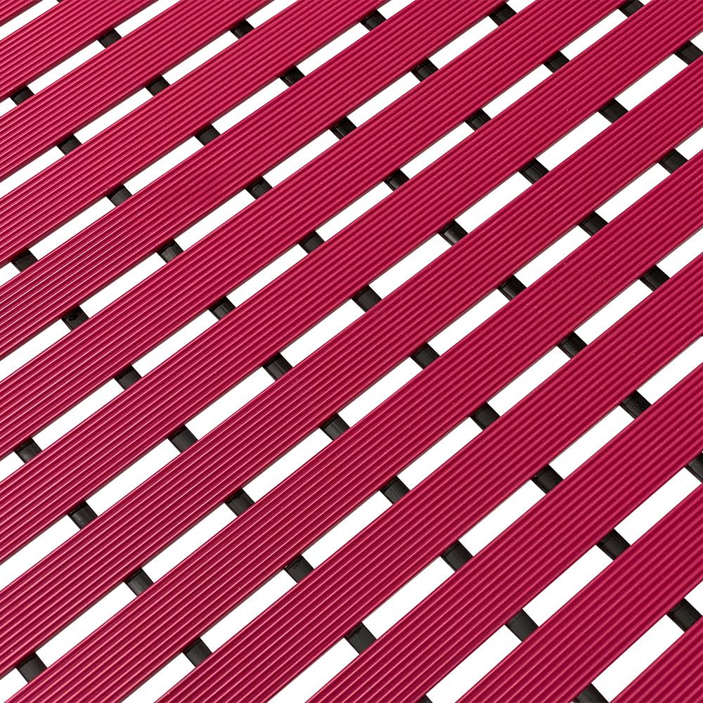 แผ่นกันลื่น HOME LIVING STYLE CARLIN 46X61 ซม. สีแดง