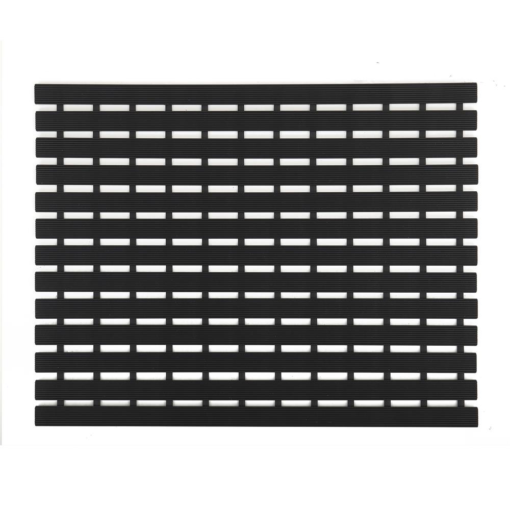 แผ่นกันลื่น HOME LIVING STYLE CARLIN 46X61 ซม. สีดำ