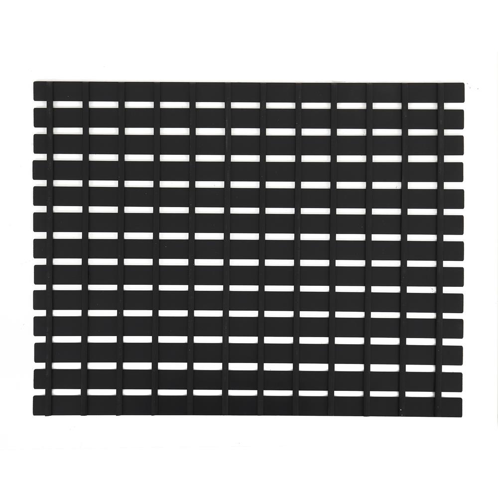 แผ่นกันลื่น HOME LIVING STYLE CARLIN 46X61 ซม. สีดำ