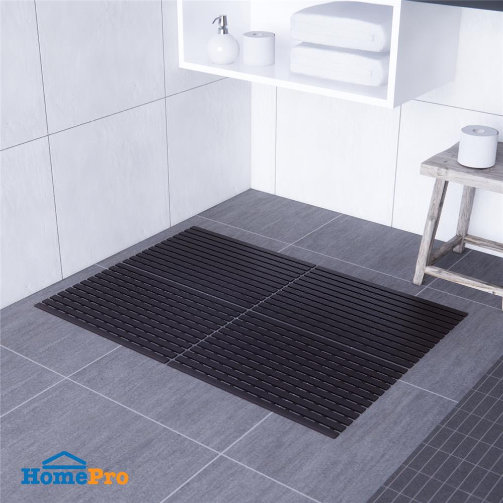 แผ่นกันลื่น HOME LIVING STYLE CARLIN 46X61 ซม. สีดำ