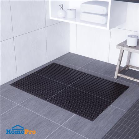 แผ่นกันลื่น HOME LIVING STYLE CARLIN 46X61 ซม. สีดำ_5