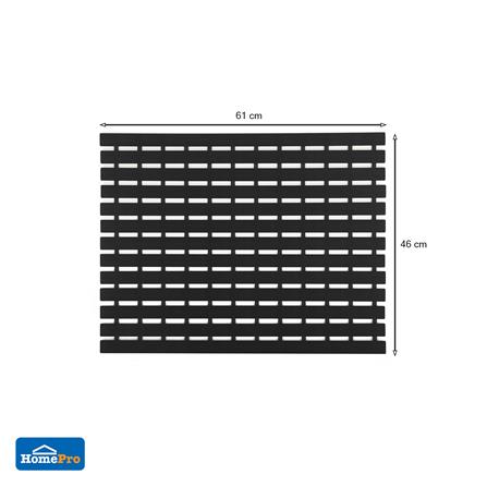 แผ่นกันลื่น HOME LIVING STYLE CARLIN 46X61 ซม. สีดำ_7